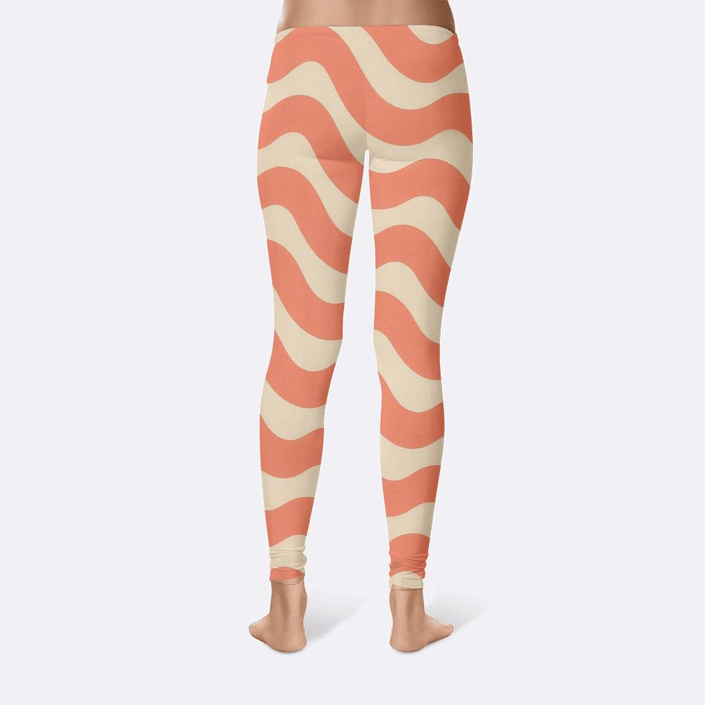 Waveform Pattern Rhythm stylish workout leggings