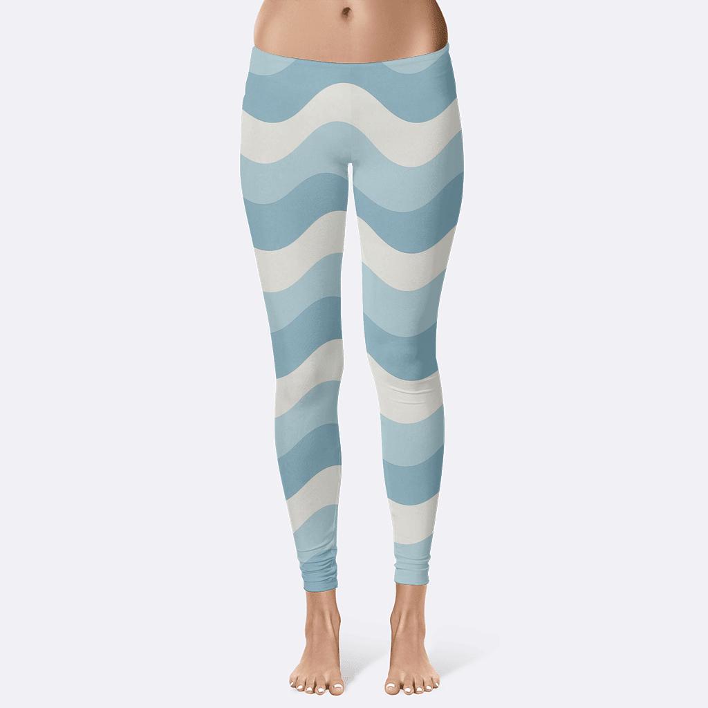 Sinewave Pattern Pulse stylish workout leggings