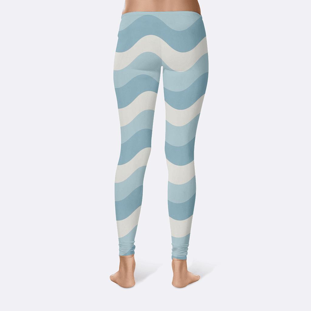 Sinewave Pattern Pulse stylish workout leggings