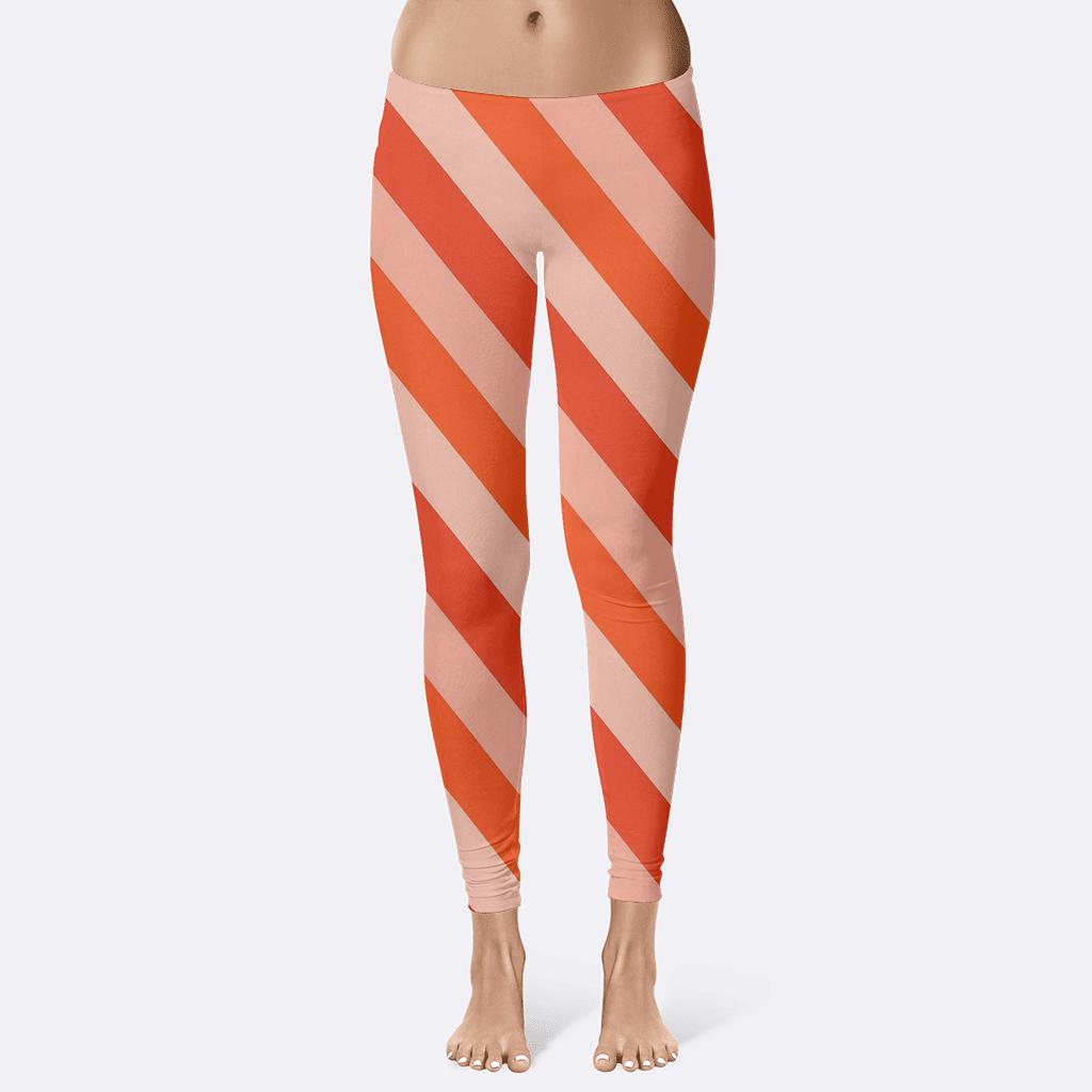 Modulated Stripe Cascade custom leggings