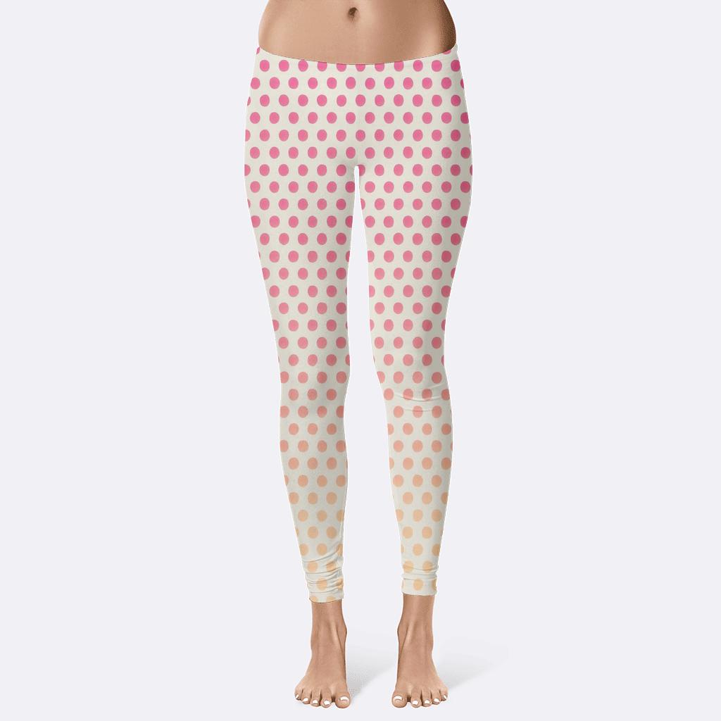 Gradient Dot Grid high-waist leggings