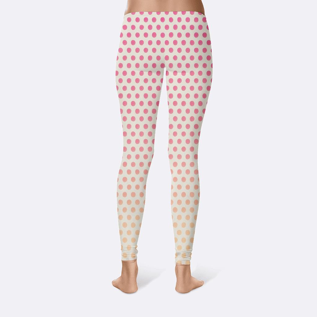 Gradient Dot Grid high-waist leggings