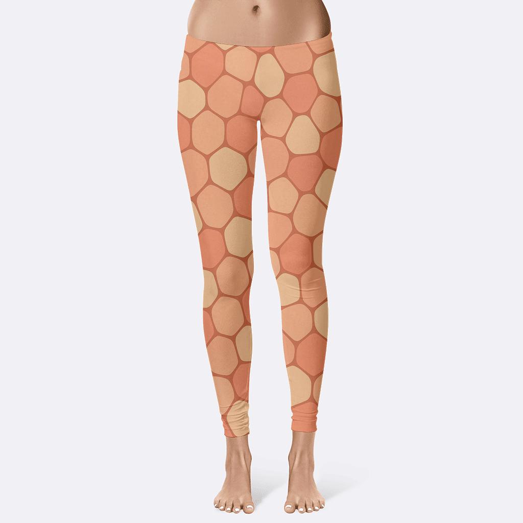 Foam Mosaic Cells personalized print leggings