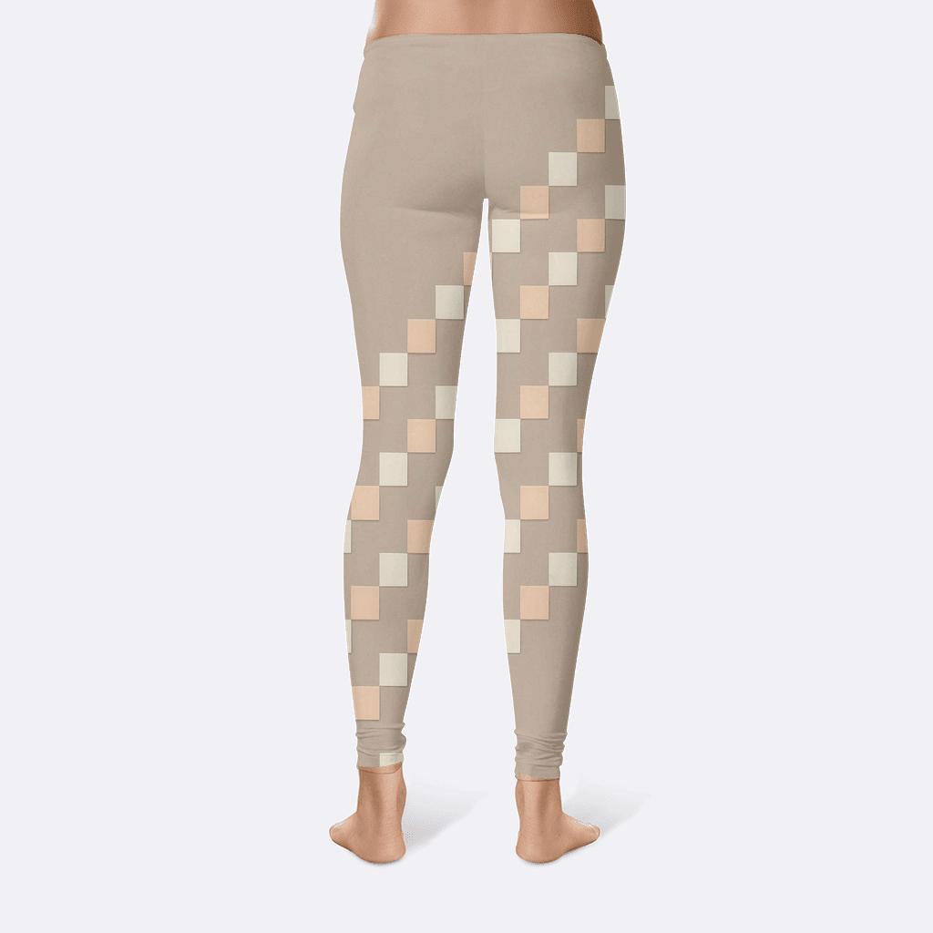 Staircase Diagonal Array designer patterned leggings