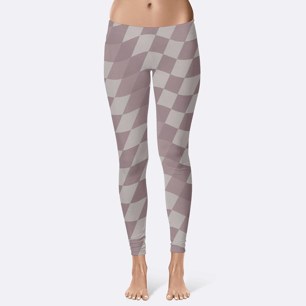 Distorted Rectangular Matrix comfortable yoga leggings