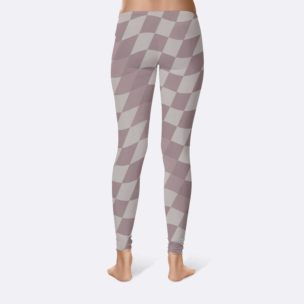 Distorted Rectangular Matrix comfortable yoga leggings