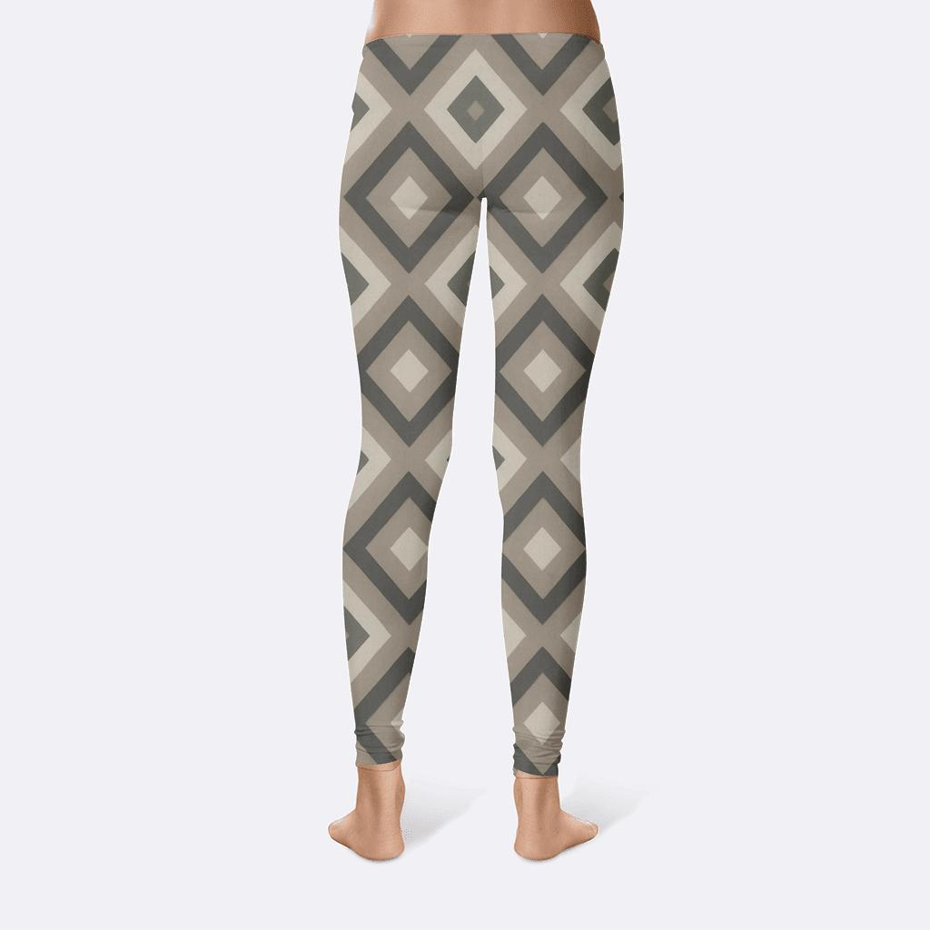 Nested Rhombus Layers trendy athletic leggings