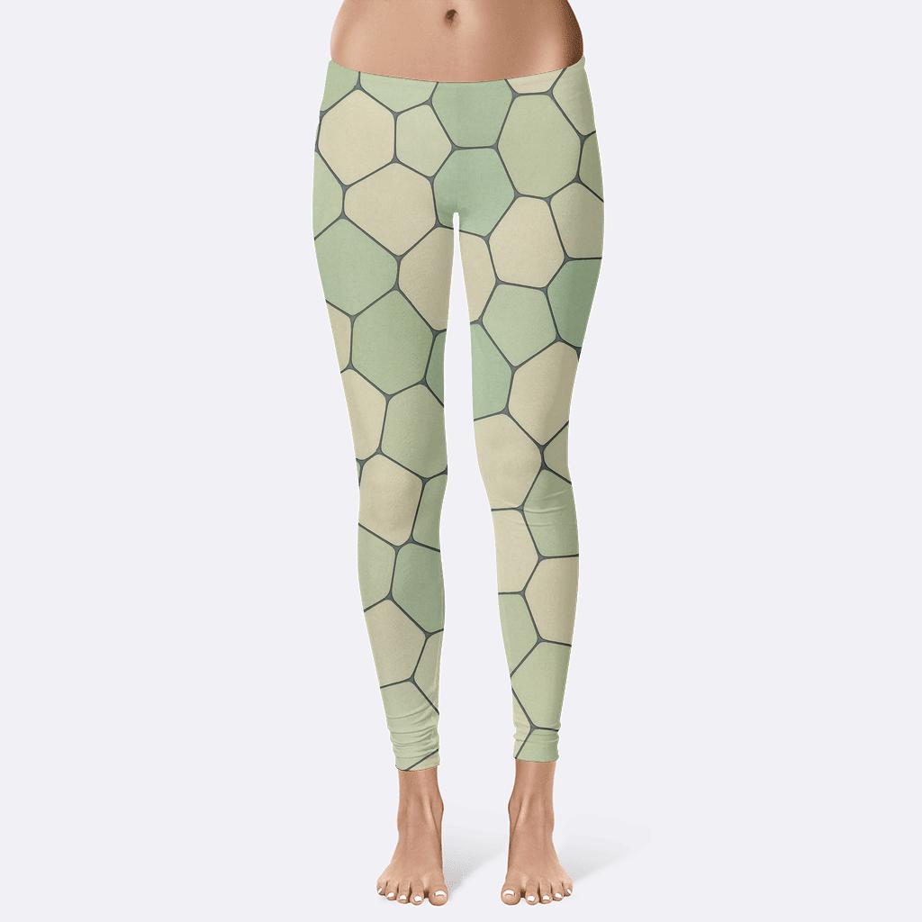 Foam Cell Tessellation stylish workout leggings