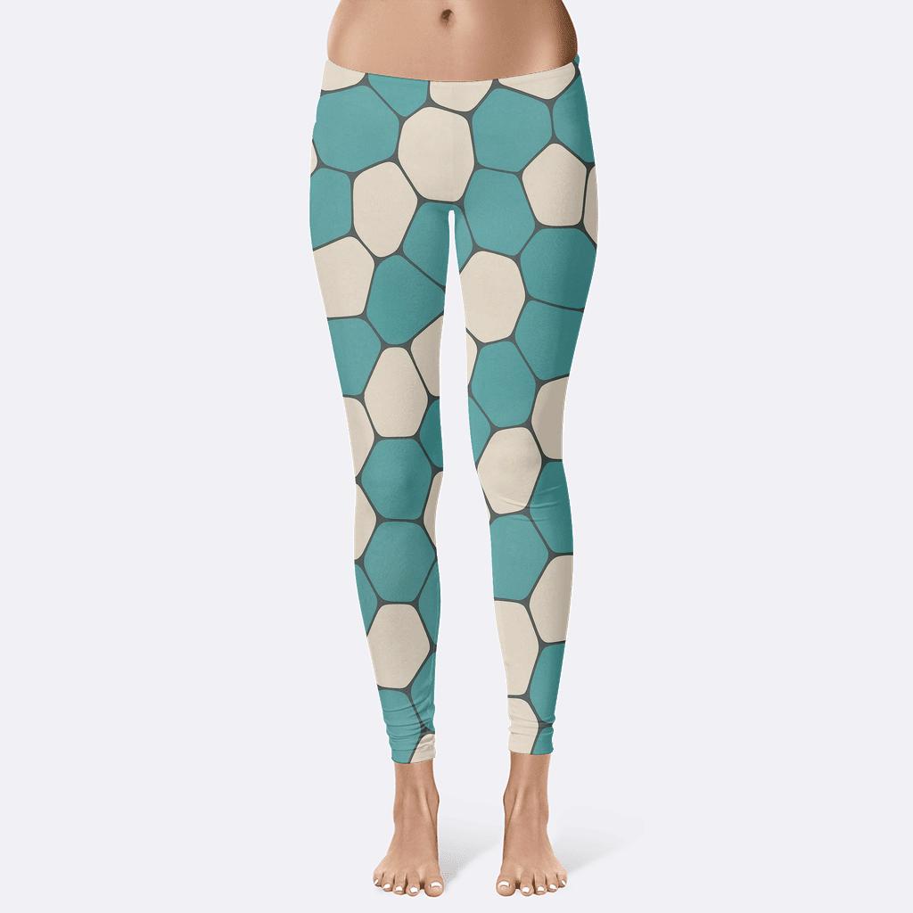 Foam Cell Modular Mosaic stylish workout leggings