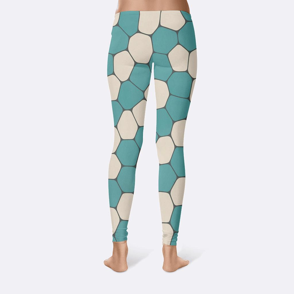 Foam Cell Modular Mosaic stylish workout leggings