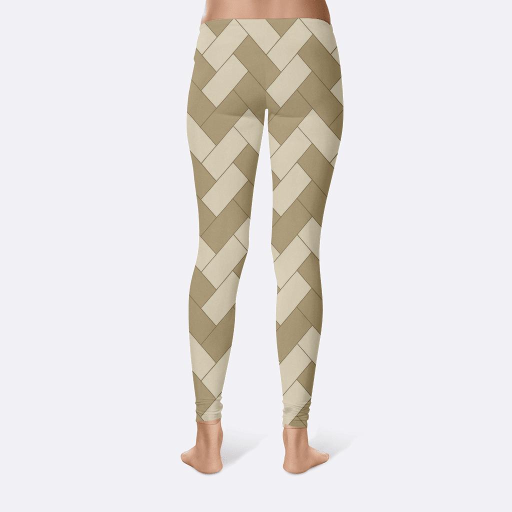 Rhombus Grid Displacement unique fashion leggings