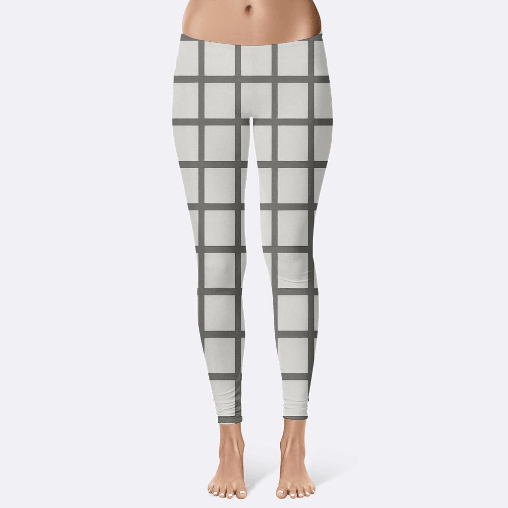 Orthogonal Crosshatch Weave custom leggings