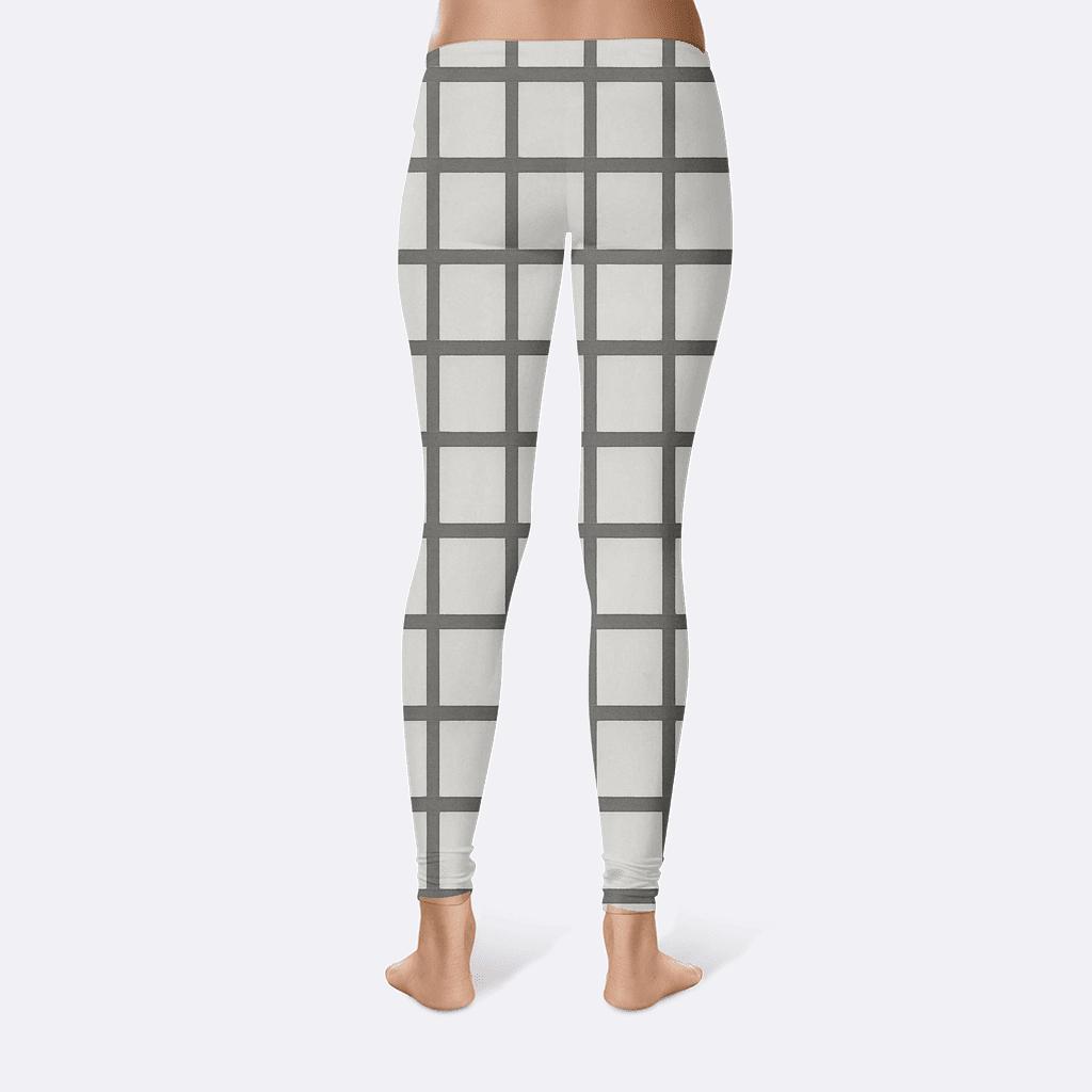 Orthogonal Crosshatch Weave custom leggings