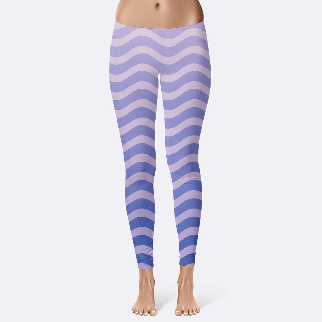 Sinewave Line Rhythms high-waist leggings