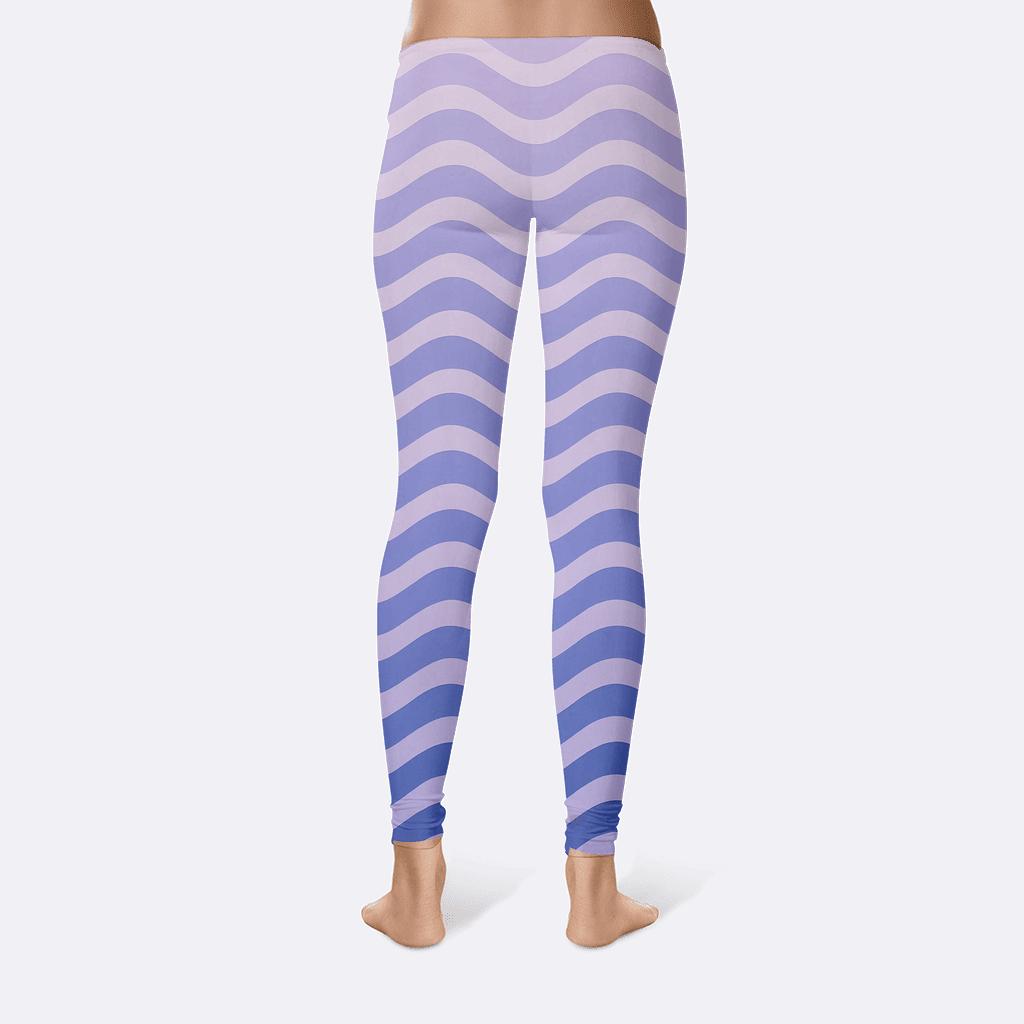 Sinewave Line Rhythms high-waist leggings