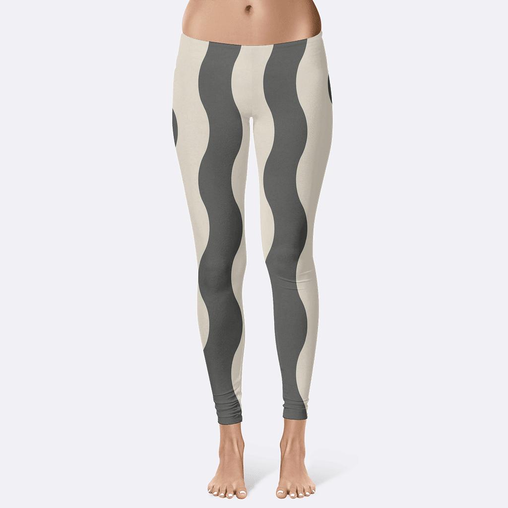Interlock Stripe Waveform high-waist leggings