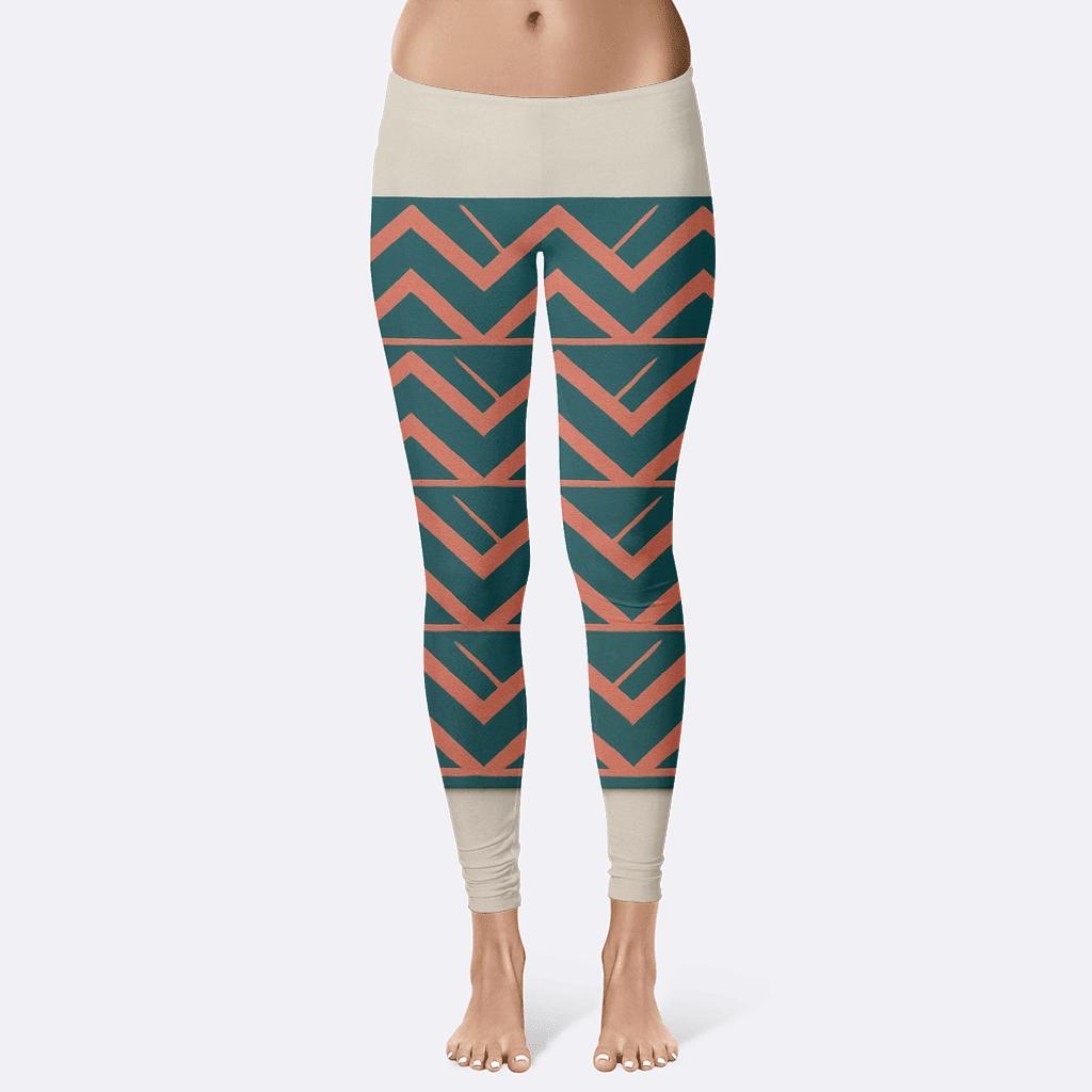 Chevron Pulse Panel unique fashion leggings