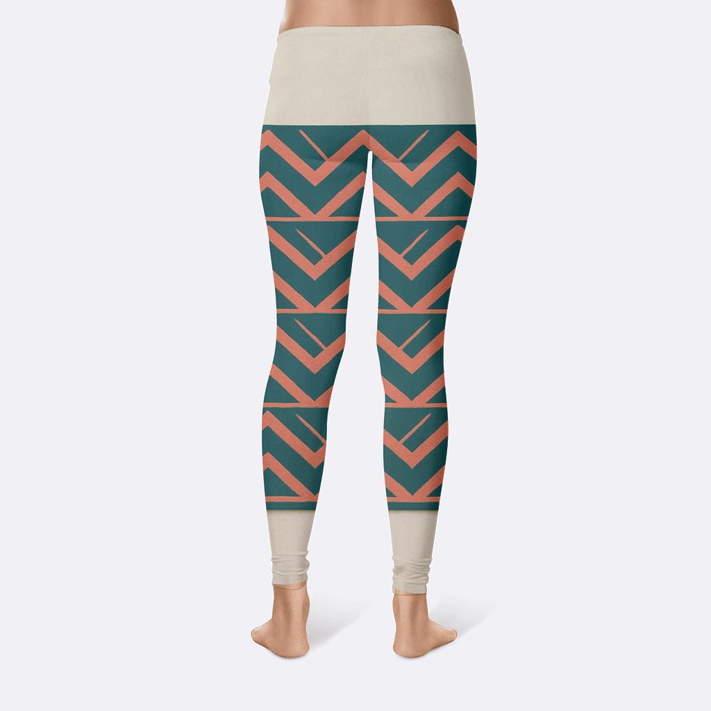 Chevron Pulse Panel unique fashion leggings