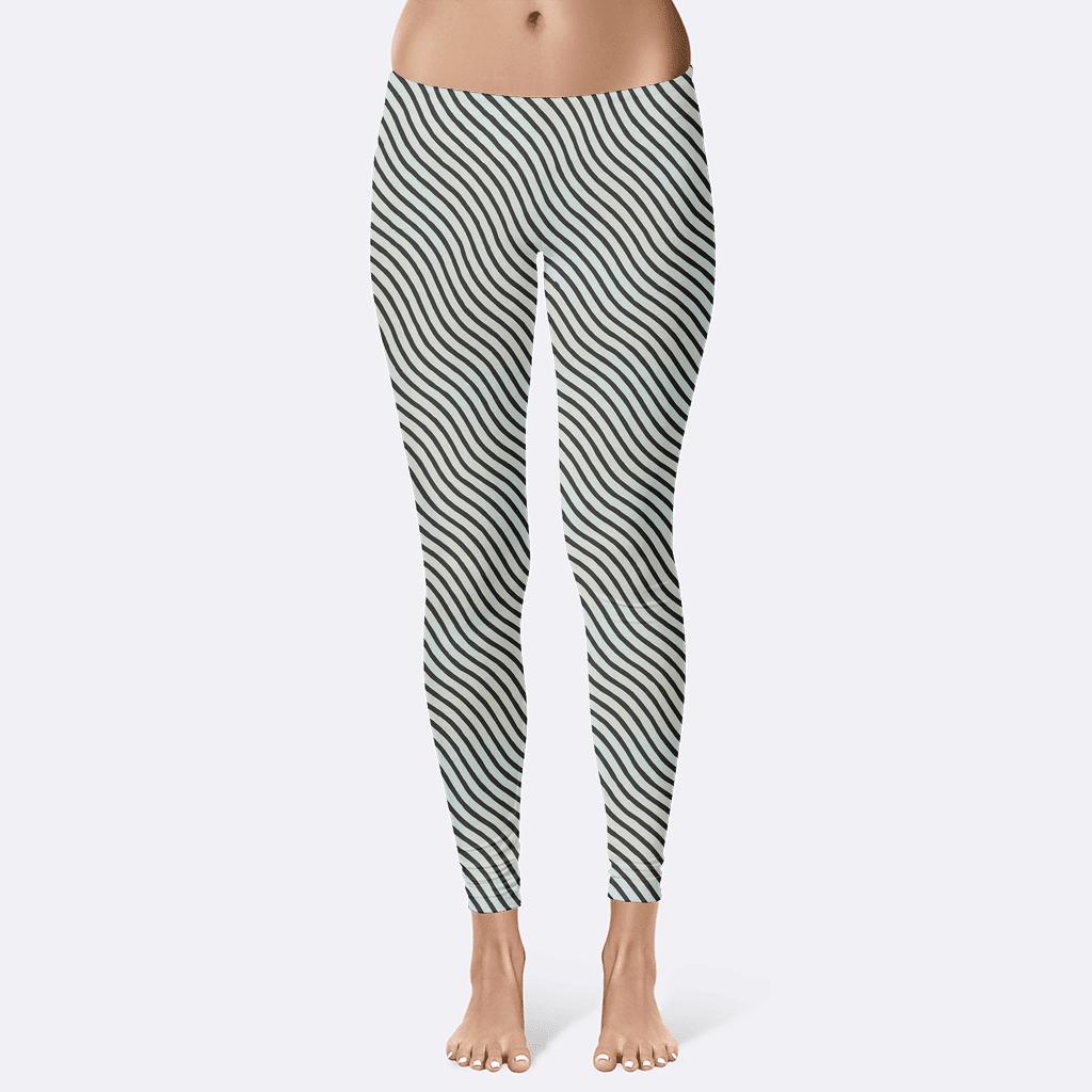 Moire Drift Signature Field comfortable yoga leggings
