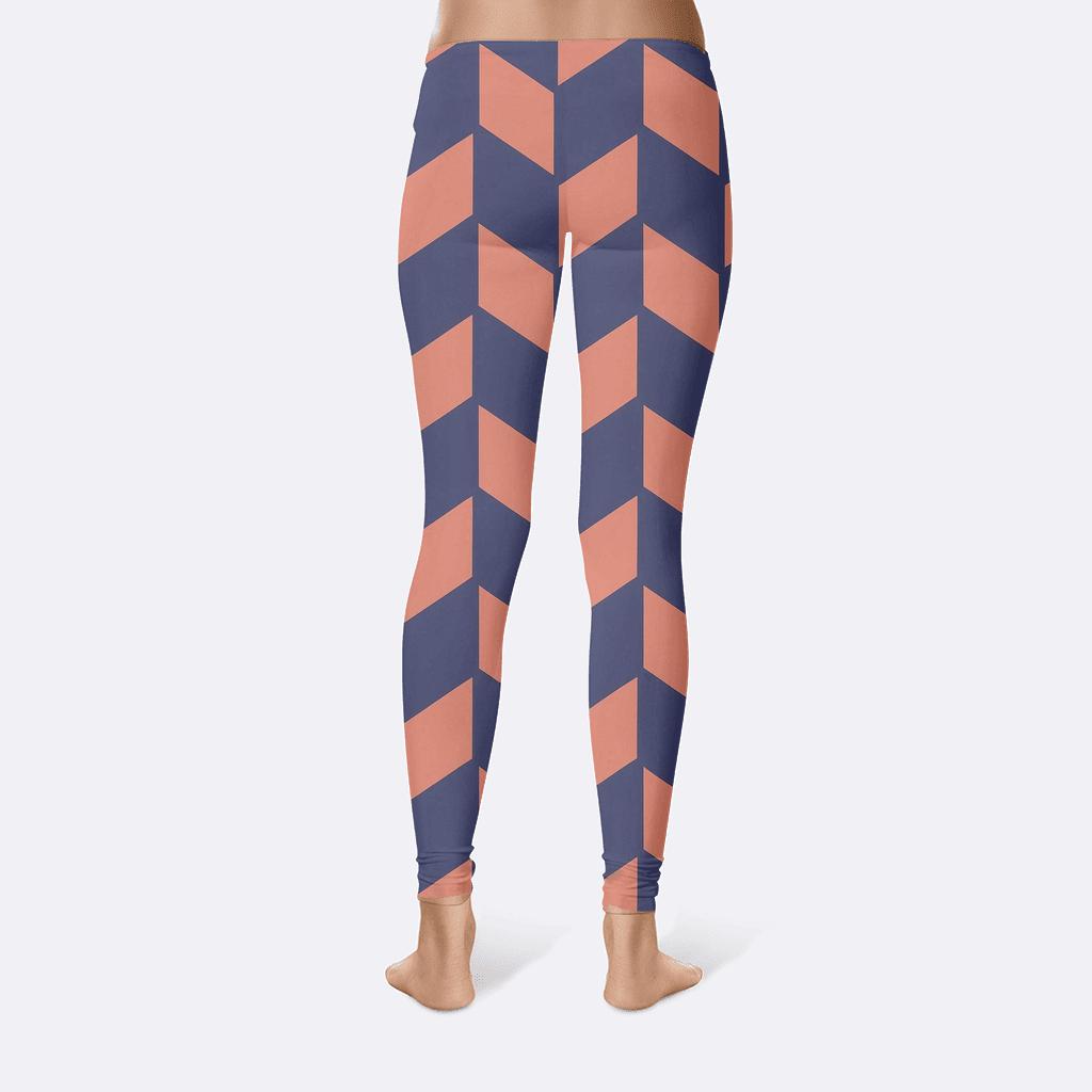 Hex Tiling Modern Cascade custom leggings