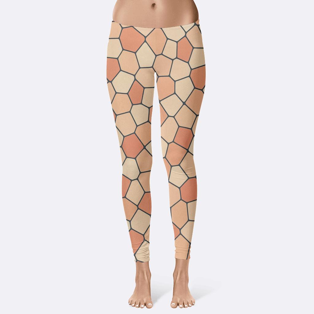 Cell Foam Mosaic soft cotton leggings