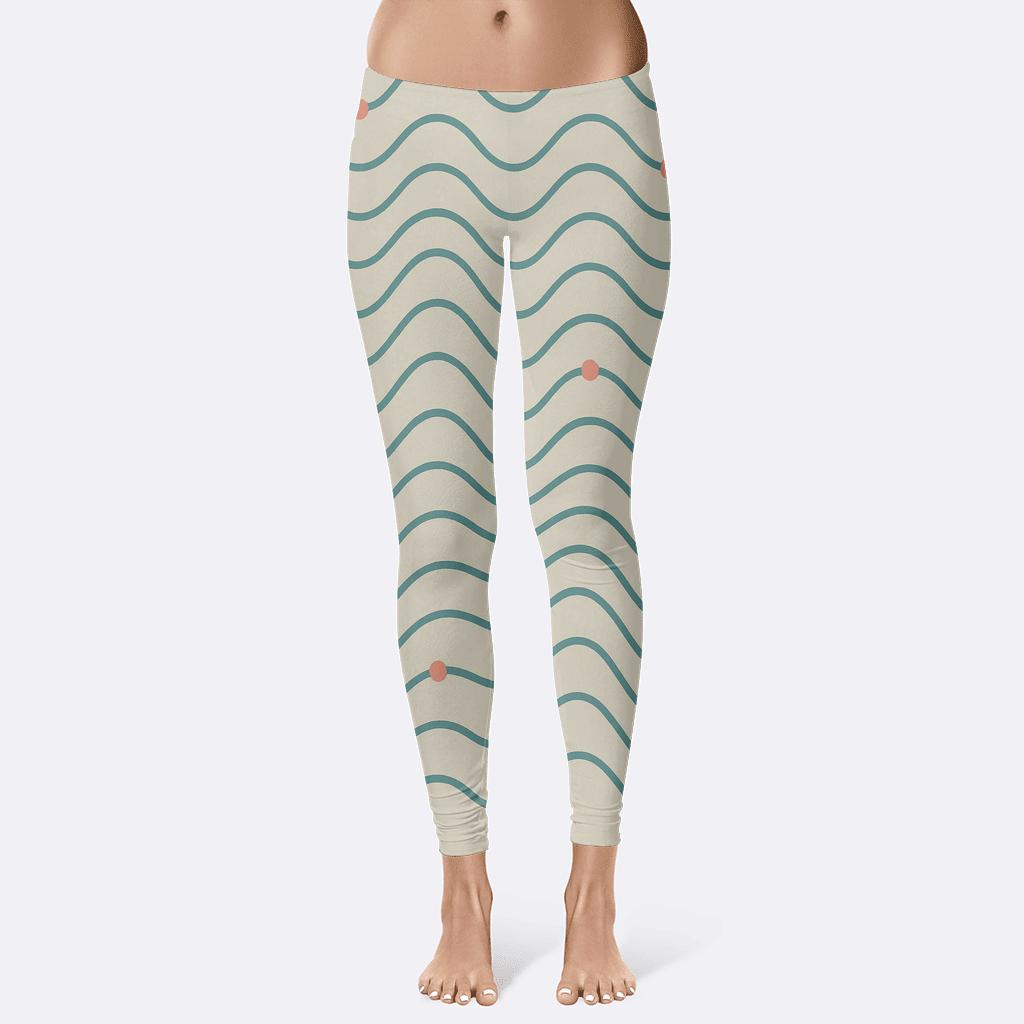 Wavepack Sine Line unique fashion leggings