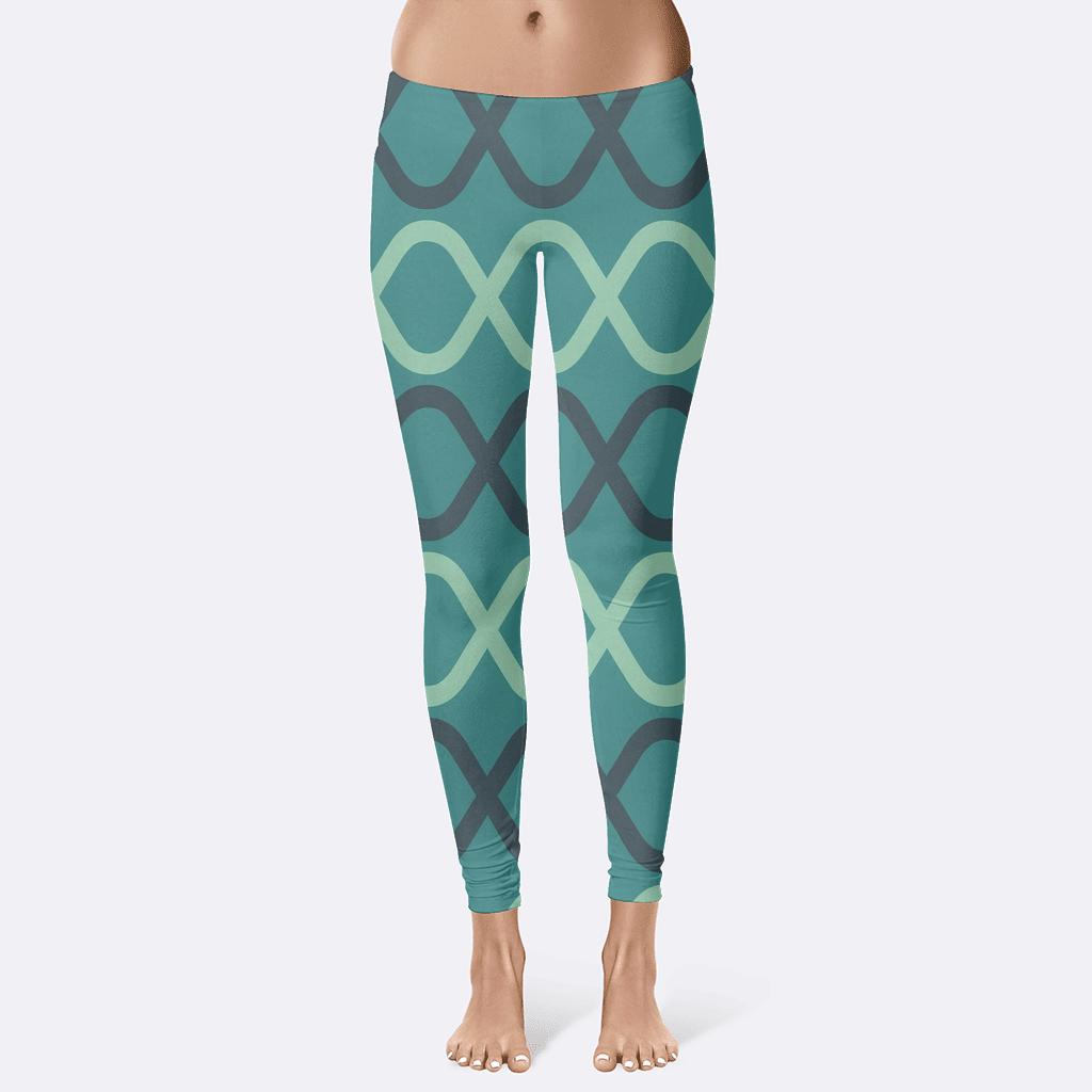 Tessellation Wave Interlock custom leggings
