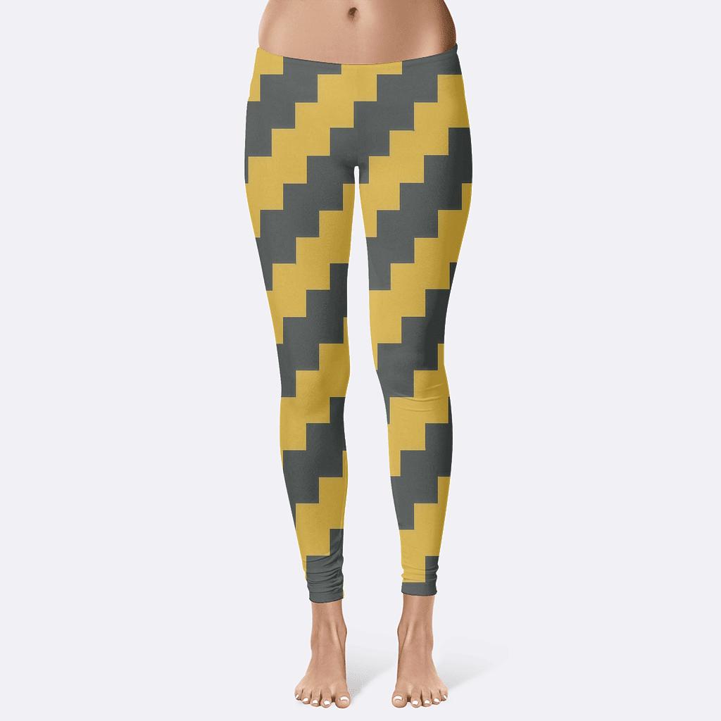 Diagonal Stairstep Matrix custom leggings