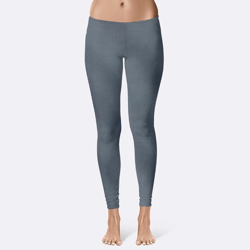 Microline Dither Mosaic comfortable yoga leggings
