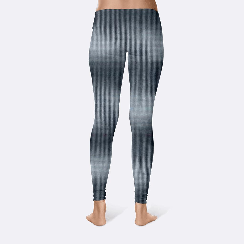 Microline Dither Mosaic comfortable yoga leggings