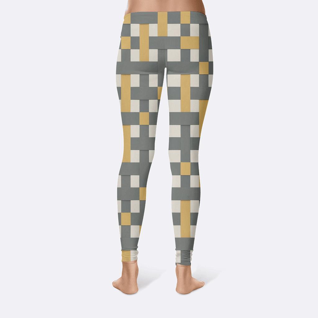 Interlock Stripe Lattice custom leggings