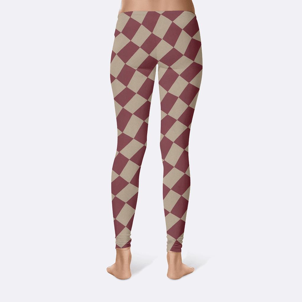 Skewed Rhombus Field custom leggings