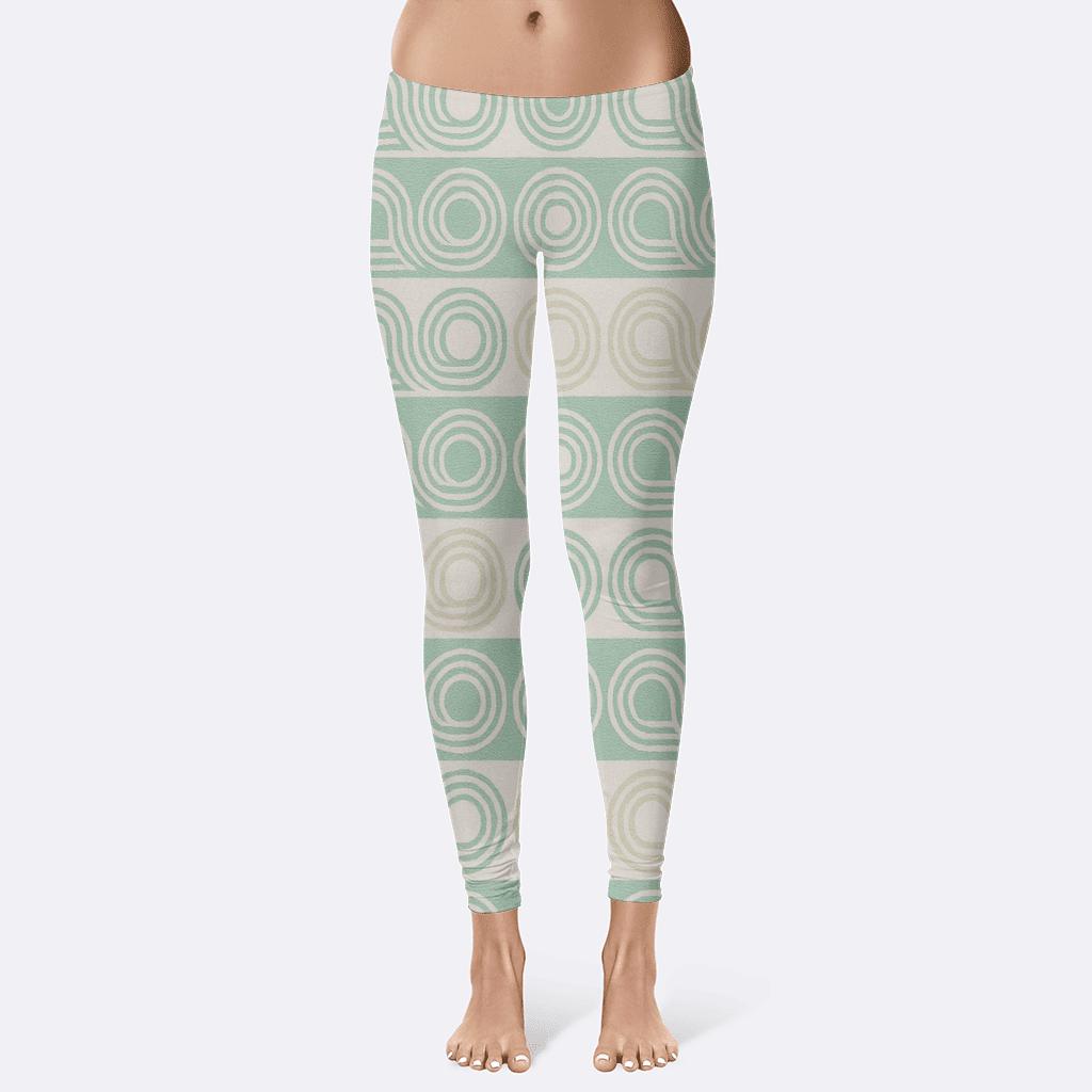 Concentric Loop Register Texture unique fashion leggings