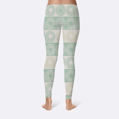 Concentric Loop Register Texture unique fashion leggings