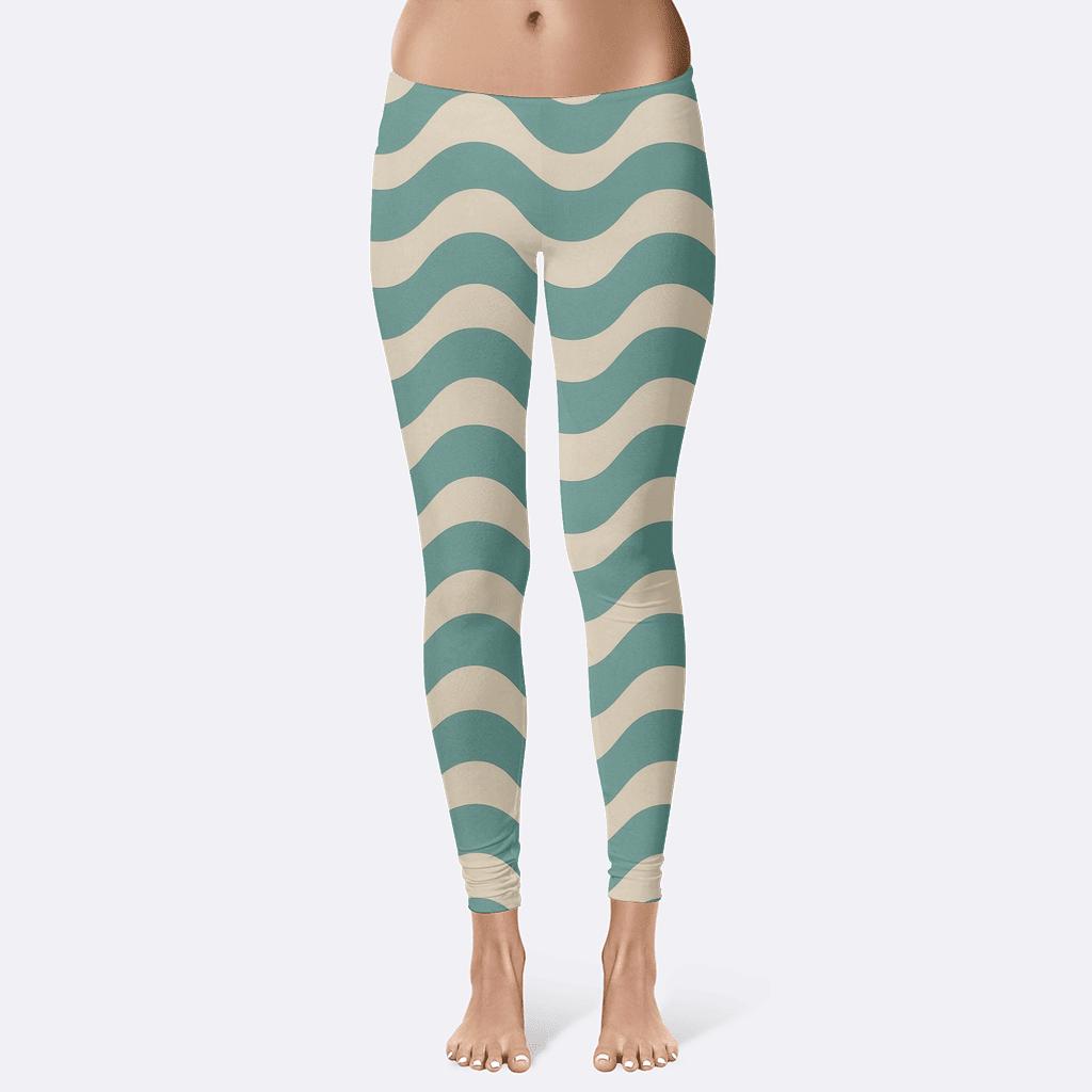 Sinewave Line Packing designer patterned leggings