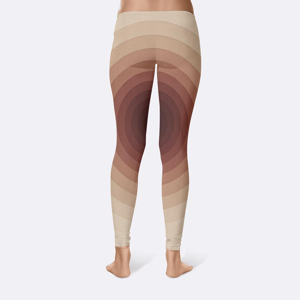 Circular Layer Cascade stylish workout leggings