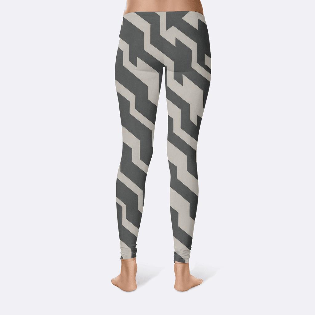Recursive Edge Cascade Pattern personalized print leggings