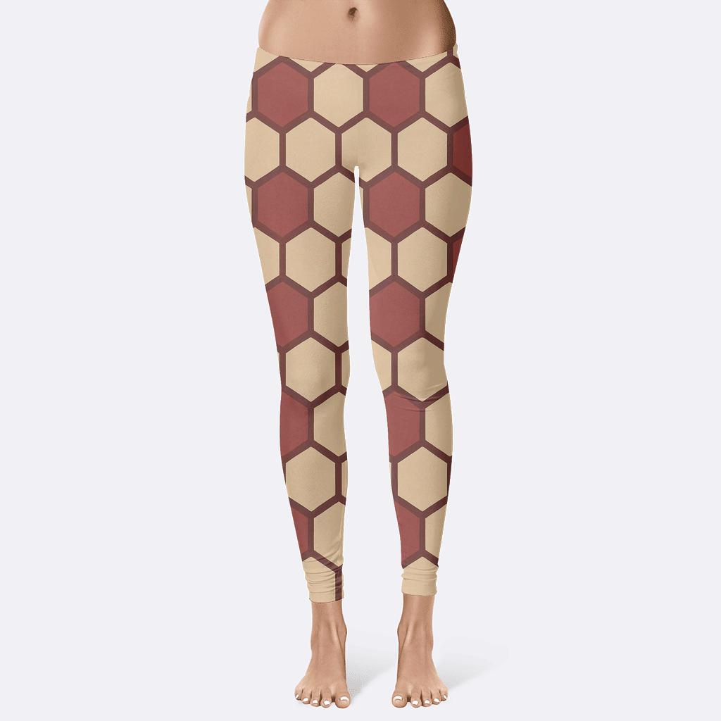 Honeycomb Hex Mesh Driftline unique fashion leggings