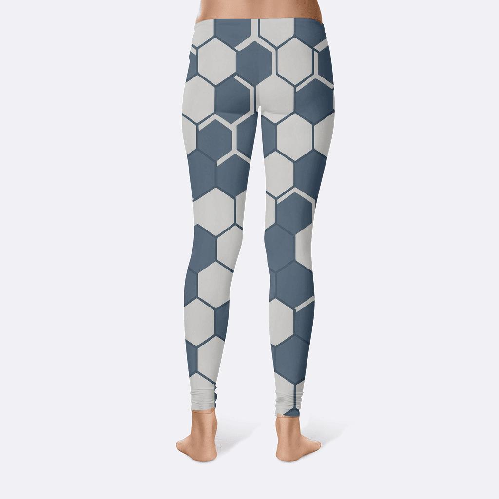 Hex Drift Signature Tiling trendy athletic leggings