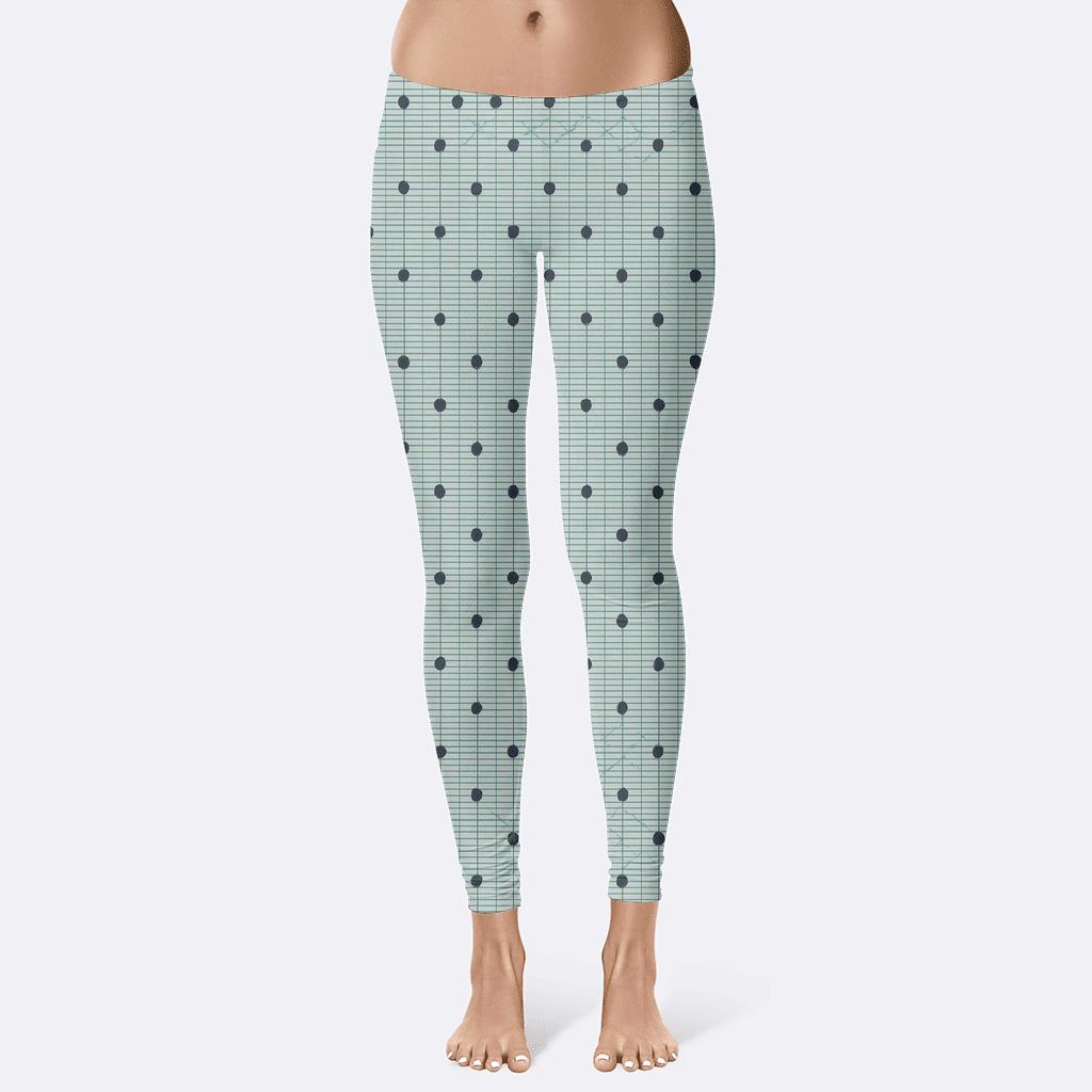 Microline Dither Field Hex soft cotton leggings