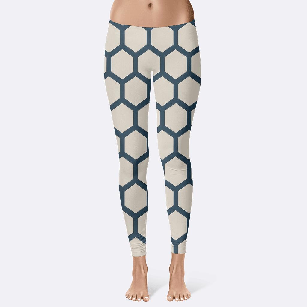 Lattice Mosaic Drift comfortable yoga leggings