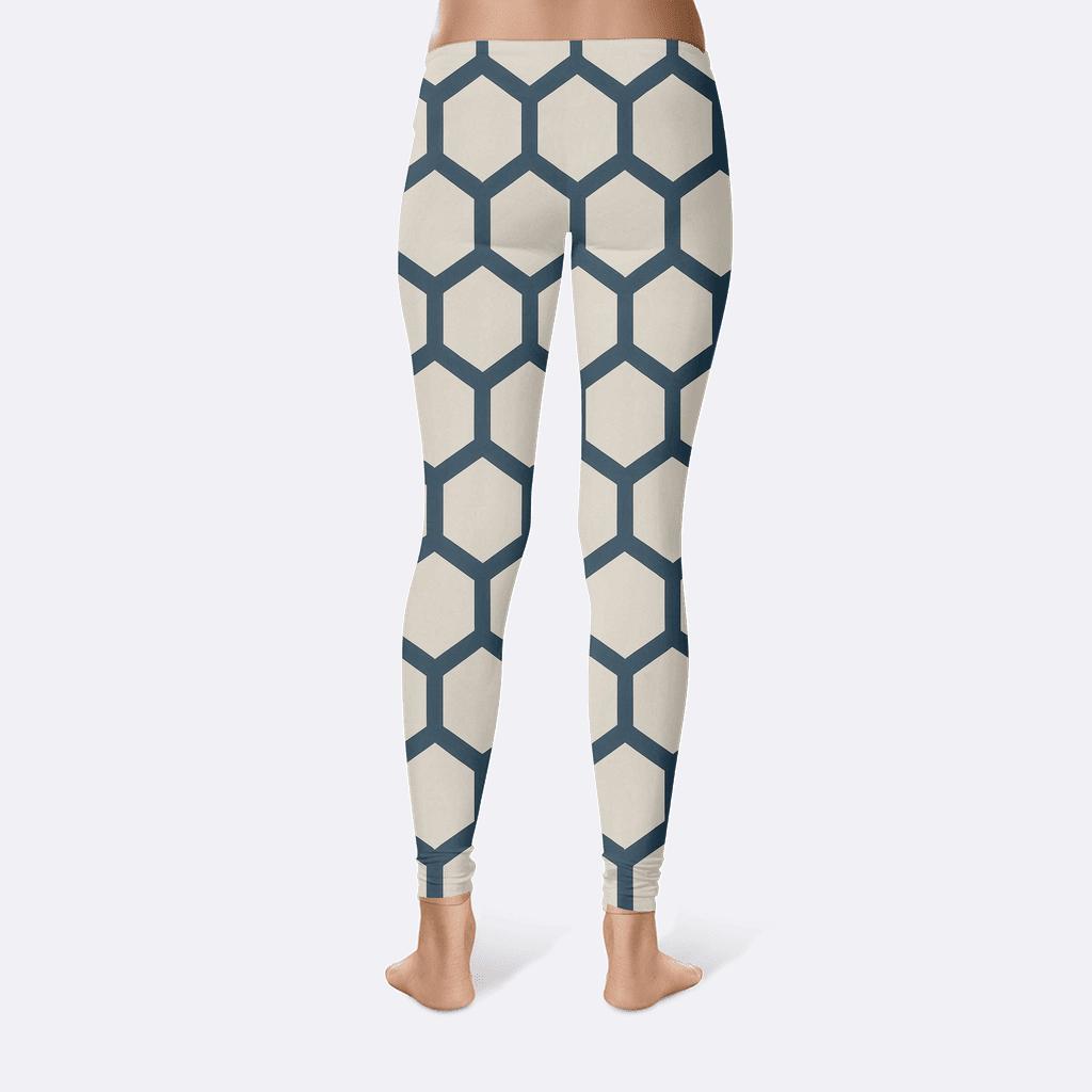 Lattice Mosaic Drift comfortable yoga leggings