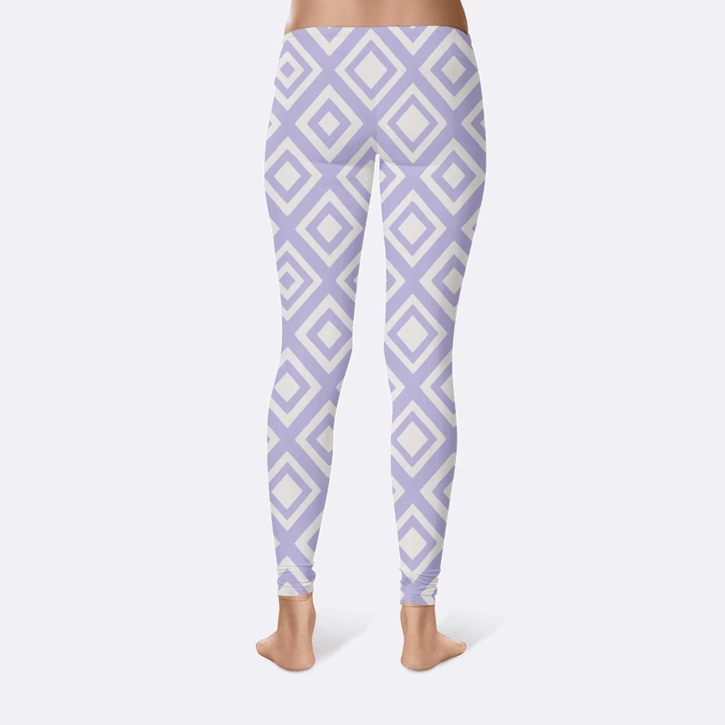 Rhombus Field Texture trendy athletic leggings