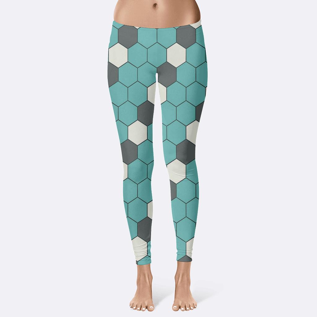 Hex Drift Celestial Quilt stylish workout leggings