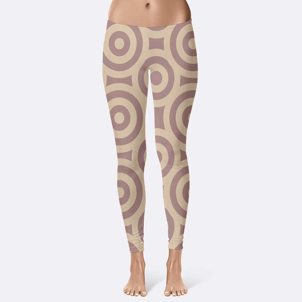 Radial Band Relay Composition soft cotton leggings