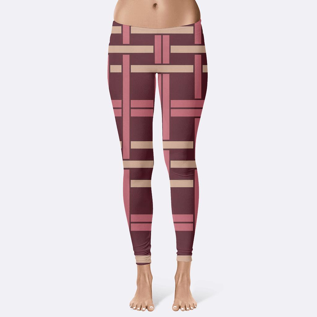 Elite-Crafted Stripe Interlock high-waist leggings