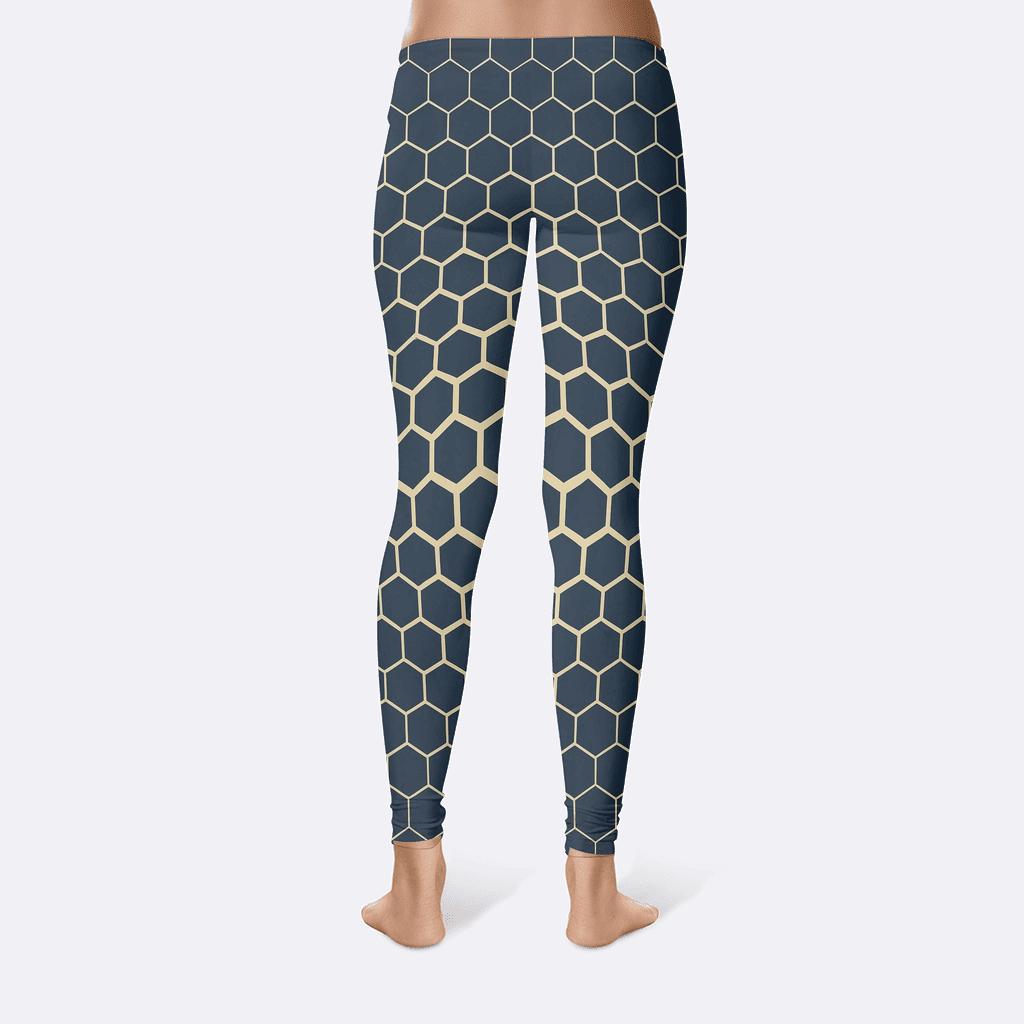 Hex Mesh Ripple soft cotton leggings