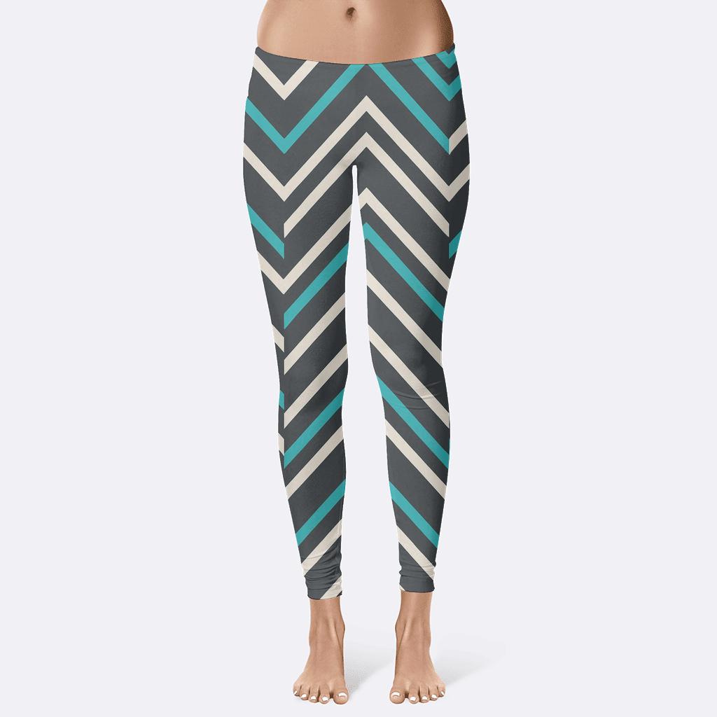 Vector Chevron Rhythm Elite personalized print leggings