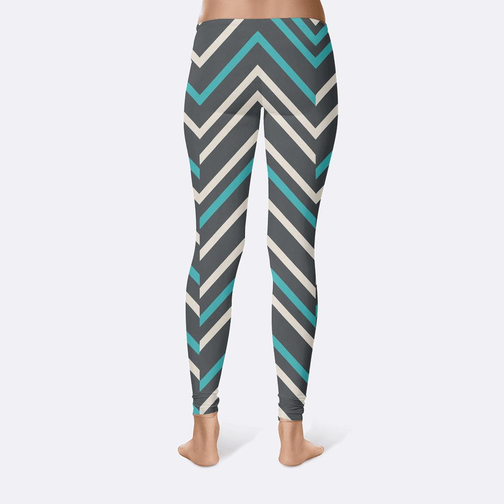 Vector Chevron Rhythm Elite personalized print leggings