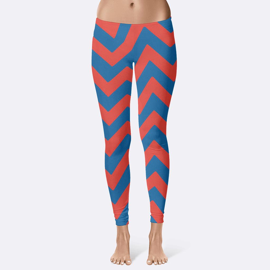 Zigzag Fusion Spectrum high-waist leggings